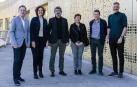 De izda a dcha: director general de Basque Culinary Center, Joxe Mari Aizeaga; la consejera Gómez; Alex Beitia, director académico BCC; Itziar Inza (Reyno Gourmet); Xabier iruretagoyena (INTIA); y Edorta Salvador, director Learning Journey
