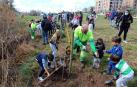 Imagen del Día del Árbol celebrado el año pasado en el Parque Fluvial del Queiles