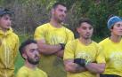 Integrantes del equipo Guaban con los dos nominados para el duelo final: Álvaro y Aitor