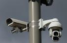 Cámaras de vigilancia en el campus de la Universidad de Navarra
