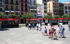 Los módulos de bar de la plaza del Castillo