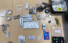 Material decomisado por agentes de la Policía Foral