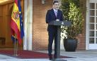 Sánchez, durante su comparecencia de este lunes para anunciar los nuevos nombramientos