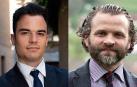 Juan Ignacio García (izda.) y Juan Loza, candidatos de UPN