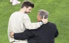Gerard Piqué y Joan Laporta en la final de la Kings League disputada este domingo 26 de marzo en el Spotify Camp Nou.