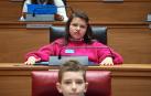Fotos del pleno infantil en el Parlamento de Navarra