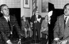 Un momento de la toma de posesión de Julio Iturralde como alcalde de Baztan