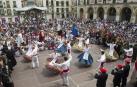 Actuación del Grupo Municipal de Danzas de Tudela en las Jornadas de las Verduras