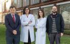 Ignacio Melero, Elixabet Bolaños, Irene Olivera y Álvaro Teijeira, autores del trabajo realizado en el Cima Universidad de Navarra