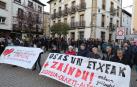 Imagen de una de las concentraciones semanales llevadas a cabo en Alsasua.