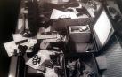 Fotografía de las armas y explosivos confiscados al grupo de la Resistencia dirigido por los hermanos Miret y las hermanas Úriz que se exhibe en el Museo de la Liberación de París