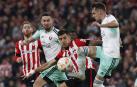 Aimar Oroz, en el partido contra el Athletic en San Mamés