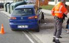 Imagen de archivo de una atención de Policía Foral en un accidente de tráfico