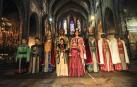 Visita a Barcelona de los gigantes de Tafalla.