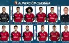 Alineación de Osasuna contra el Rayo