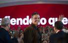 El secretario general del PSOE y presidente del Gobierno, Pedro Sánchez, asiste a la clausura de la Conferencia Municipal del PSOE, en la Ciudad de las Artes y las Ciencias en Valencia