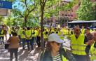 Avicultores, en la protesta de Madrid