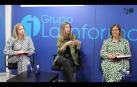 Las expertas Yolanda Erro, docente y presidenta de AFAPNA; Mariví Pérez, directora del colegio Elvira España y presidenta de la Asociación de directores de centros públicos de la Ribera; María Pilar Asurmendi, docente y directora del colegio FEC Vedurna; y Teresa Mòdol, docente y presidenta de la Confederación de Apymas CONCAPA Navarra