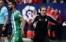 Jagoba Arrasate, en el partido Osasuna-Betis
