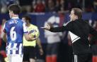 Jagoba Arrasate, en el partido contra la Real Sociedad