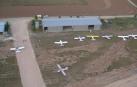 Vista aérea del Club de Vuelo Agua Salada de Tudela