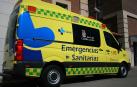 Una ambulancia de soporte vital básico de Castilla y León