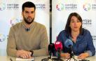 Carlos Guzmán y Begoña Alfaro, este miércoles en Pamplona