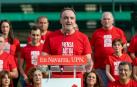 Javier Esparza, este miércoles en la presentación de la lista de UPN al Parlamento de Navarra