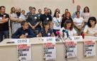 Los sindicatos UGT, CCOO, ELA y LAB han exigido este jueves que se desbloquee el convenio de la hostería