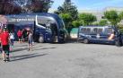Policía Nacional ha escoltado al equipo al Aeropuerto de Noáin