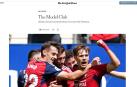 Portada del artículo del New York Times
