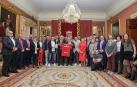Recepción a Osasuna en el Ayuntamiento de Pamplona tras la Copa del Rey.
