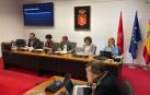Reunión de la comisión permanente del Parlamento de Navarra este martes