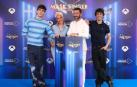 Javier Calvo, Mónica Naranjo, Arturo Valls y Javier Ambrossi, en la presentación de la nueva temporada de 'Mask Singer'