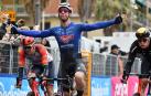 Kaden Groves celebra su triunfo en Salerno