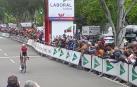 Riejanne Markus ha entrado en solitario en la meta instalada en Pamplona