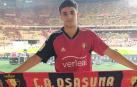 Aitor Garmendia, con su bufanda en La Cartuja