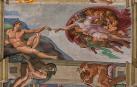 La creación de Adán, fresco de la Capilla Sixtina en el Vaticano