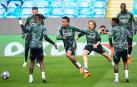 Entrenamiento del Real Madrid previo a la vuelta de semifinales de Champions contra el Manchester City