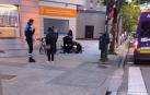 La Policía Municipal y asistencias sanitarias, en el lugar del atropello