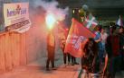 Una manifestación celebrada en 2017 en Vitoria a favor de la Independencia del País Vasco