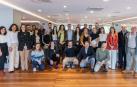Asistentes al 20 aniversario del Colegio de Podólogos de Navarra.