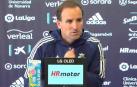 Jagoba Arrasate, en la rueda de prensa previa al partido ante el Atlético de Madrid