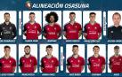 Alineación de Osasuna contra el Athletic