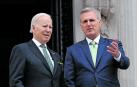 El presidente Joe Biden y el republicano Kevin McCarthy