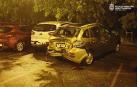 Uno de los accidentes atendidos el fin de semana por Policía Municipal en Pamplona