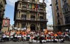 La marcha, teñida de color naranja, discurrió entre los Corralillos y la Plaza del Ayuntamiento