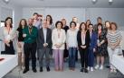 Foto de grupo de la consejera Maeztu con representantes de las 5 regiones europeas participantes en el encuentro