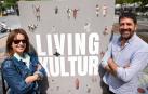 Marga Gutiérrez Díez, directora de la película, y Jokin Pascual, director de fotografía, presentaron este jueves 'Living Kultur' en los cines Golem Yamaguchi
