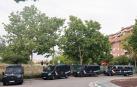 Parte del dispositivo que ha efectuado el desalojo este viernes en Alcobendas